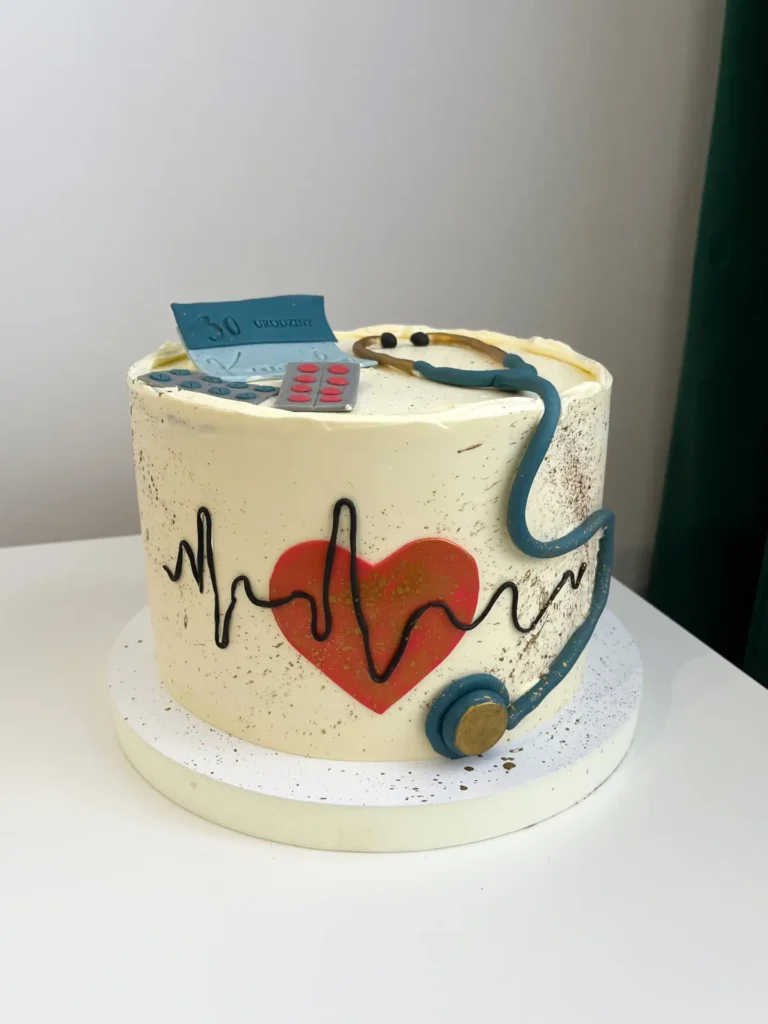 Tort urodzinowy dla lekarza